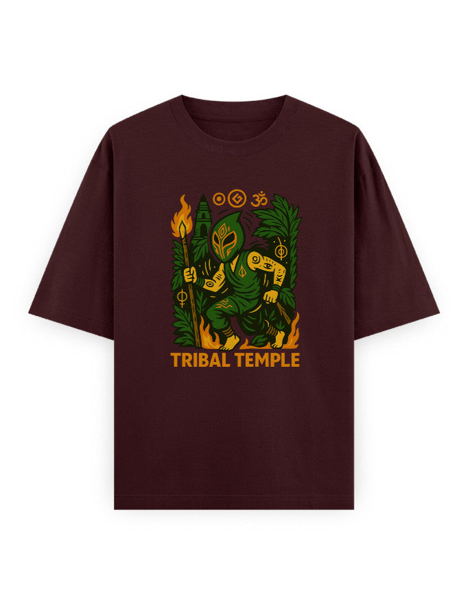 Tribal Temple - Unisex Oversized Classic T-Shirt