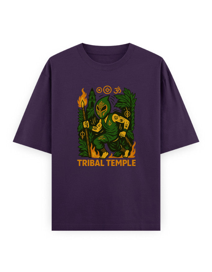 Tribal Temple - Unisex Oversized Classic T-Shirt