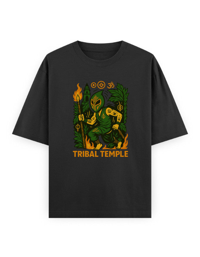 Tribal Temple - Unisex Oversized Classic T-Shirt