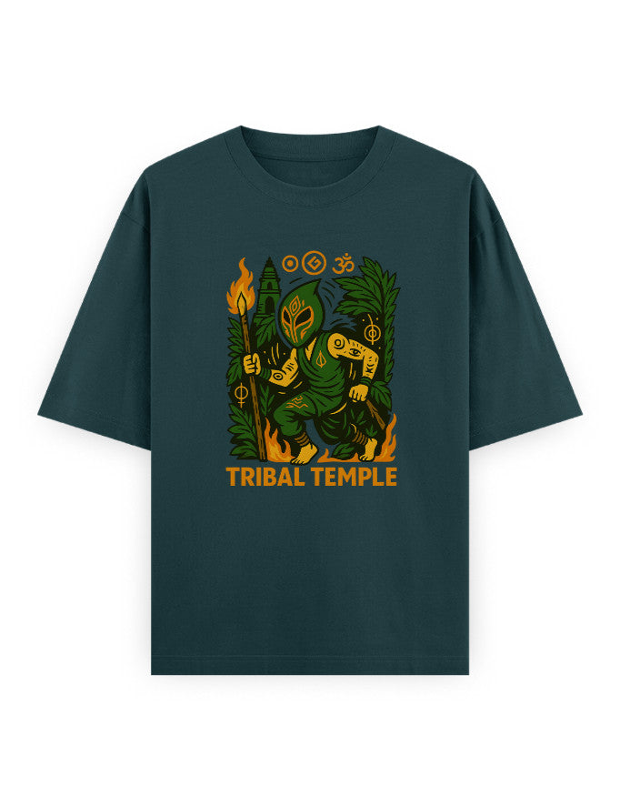 Tribal Temple - Unisex Oversized Classic T-Shirt