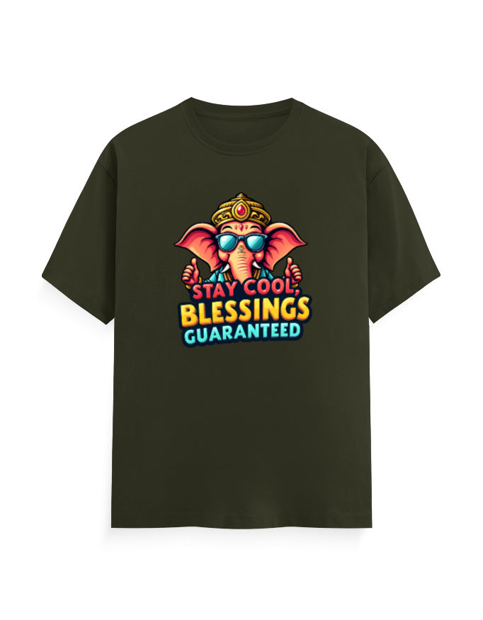 Stay Cool with Ganesha – Unisex Classic Crew T-Shirt