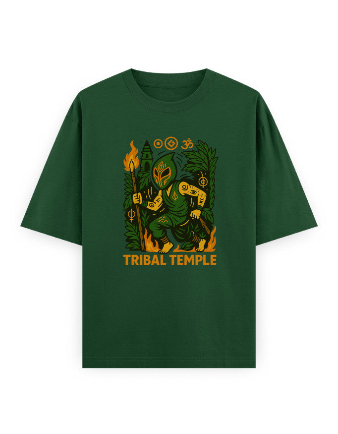 Tribal Temple - Unisex Oversized Classic T-Shirt